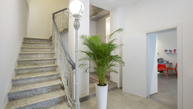 Interior entrance