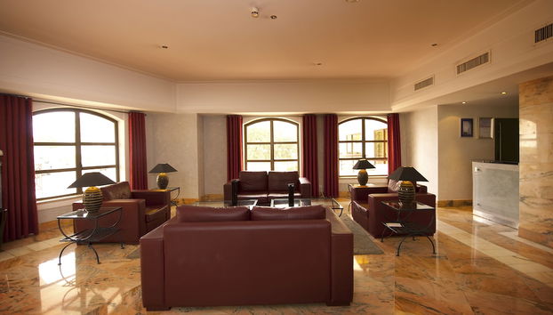 Lobby sitting area
