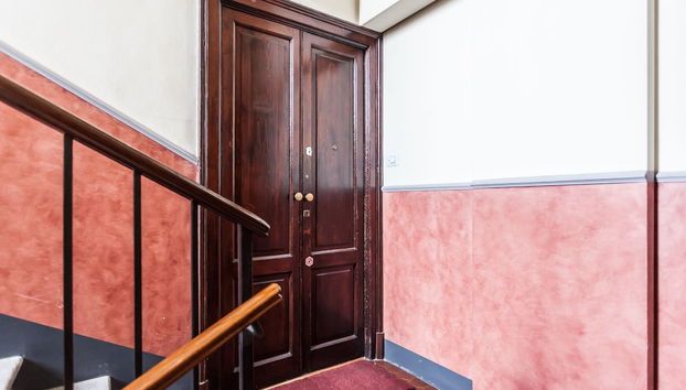 Interior entrance