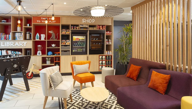 Sala de estar do lobby