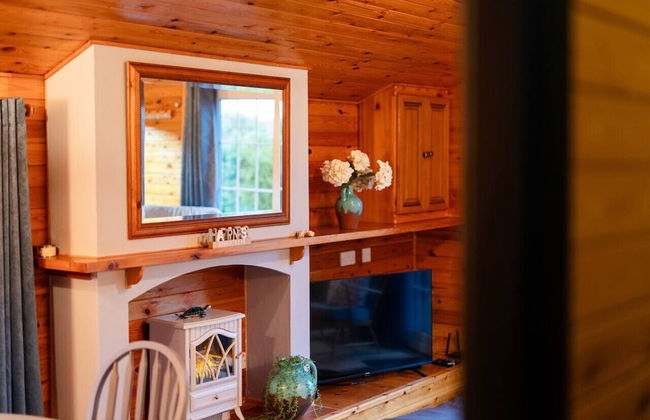 Cozy Log Cabin 346 - Rural Mid Wales - Foto 17