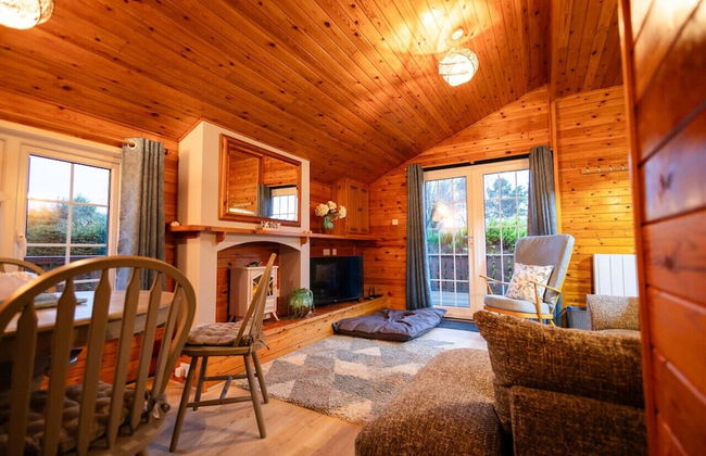 Cozy Log Cabin 346 - Rural Mid Wales - Foto 16