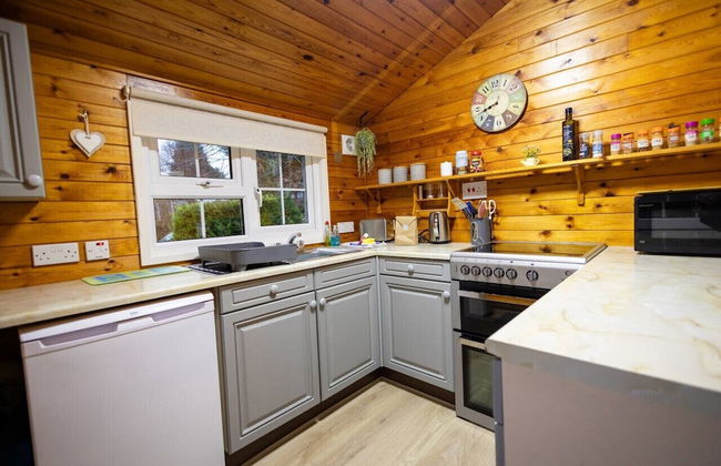 Cozy Log Cabin 346 - Rural Mid Wales - Foto 9