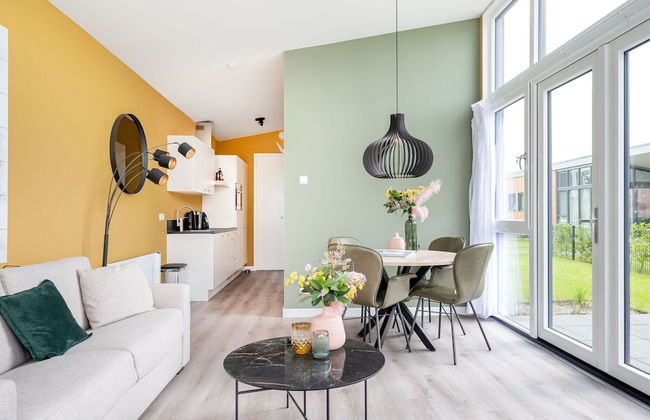Modern Chalet With Dishwasher, in Friesland - Foto 13