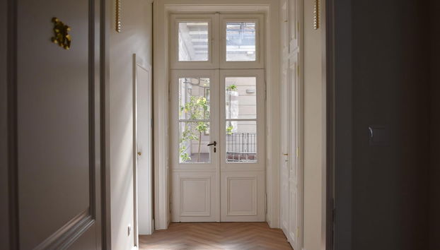 Interior entrance
