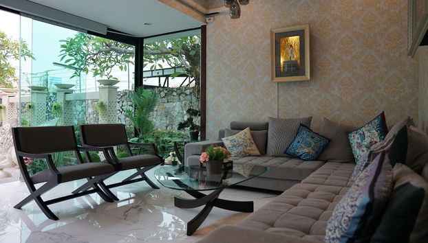 Zona de estar del vestíbulo