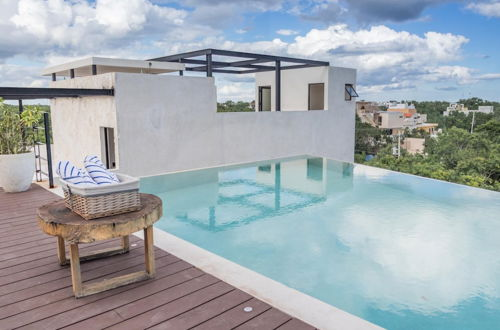 Photo 30 - Trendy Tulum Escape Condo Breathtaking View From Rooftop Terrace Infinity Pool Great Decor