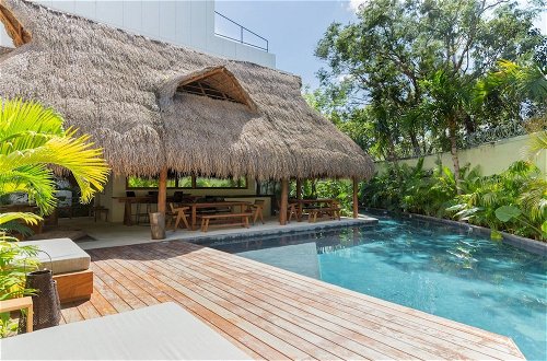 Photo 7 - Tropical Luxury 3 BR Aldea Zama Secure Gated Community Private Pool Wifi Concierge