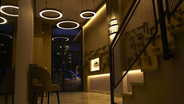 Interior entrance