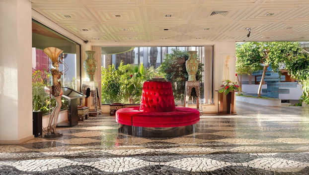 Sala de estar do lobby