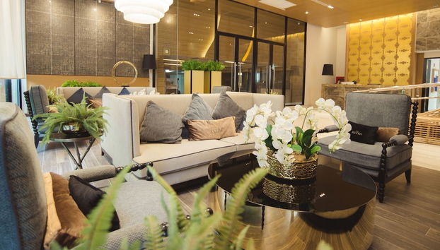 Sala de estar do lobby