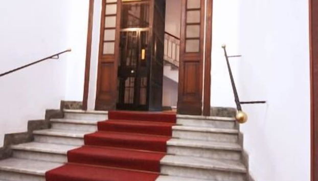 Interior entrance