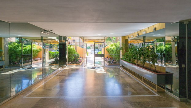 Interior entrance