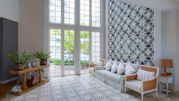 Sala de estar do lobby