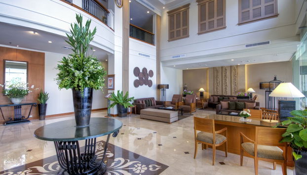 Sala de estar do lobby