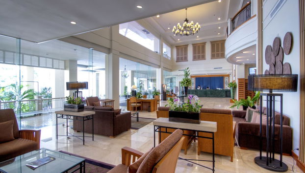 Sala de estar do lobby