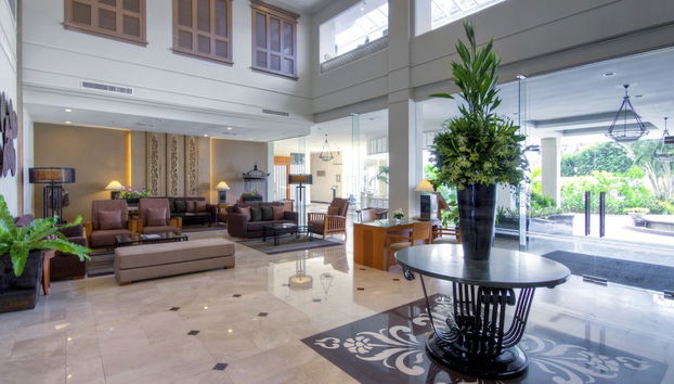 Sala de estar do lobby