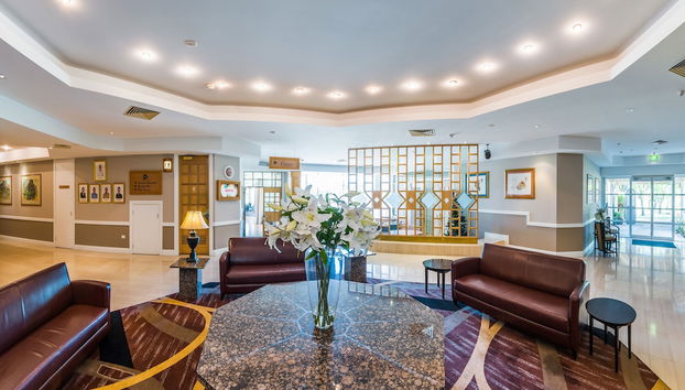 Sala de estar do lobby