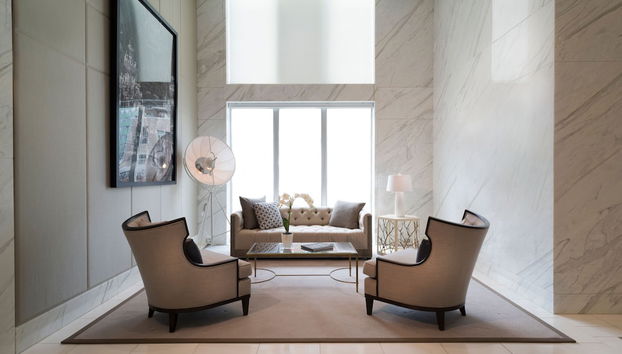 Sala de estar do lobby