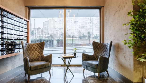 Lobby sitting area