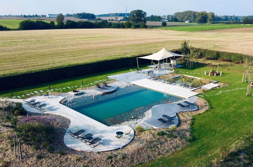 Photo 10 - Nice Cottage in a Castle-farm in Ohey With Swimming Pond