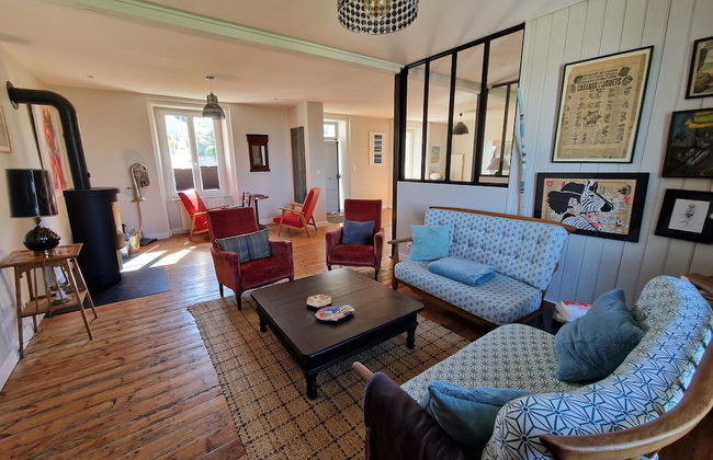 Holiday Home in Locquirec Near Sandy Beach - Foto 9
