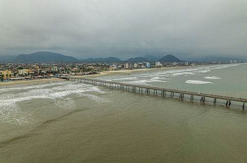 Foto 15 - Apto em Mongaguá Prédio frente mar