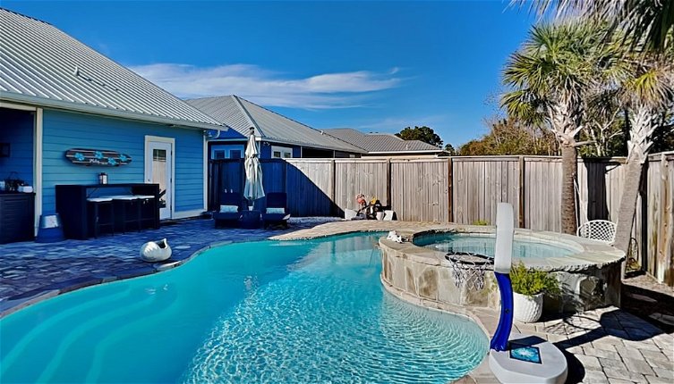 Photo 1 - Luxurious PCB Retreat: 4-bed, Pool, Golf Cart + Prime Location