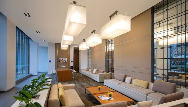 Sala de estar do lobby