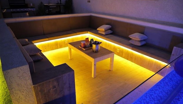 Coin salon dans le hall