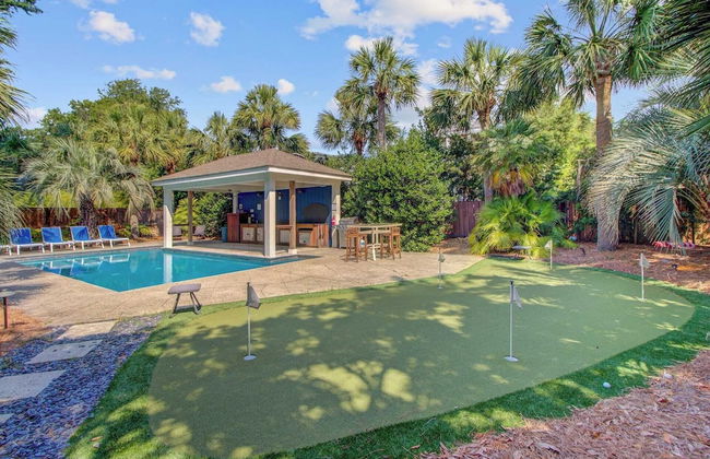 Private Pool, Putting Green & Steps to Isle of Palms Beach Paradise on Palm - Foto 46