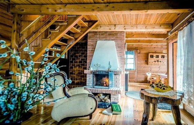 In The Woods Lodge With hot tub Inside Puszcza Knyszyśnka - Two-bedroom Villa - Foto 16