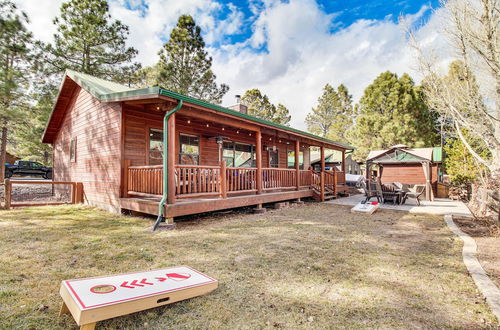 Photo 1 - Overgaard Cabin w/ Private Deck, Grill & Fire Pit