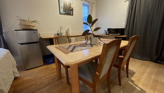Essbereich im Zimmer