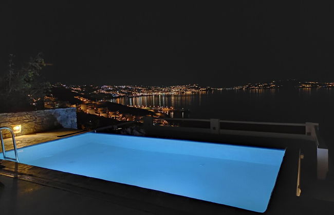 Mykonian Luxury Villa Azure w View Pool - Foto 35