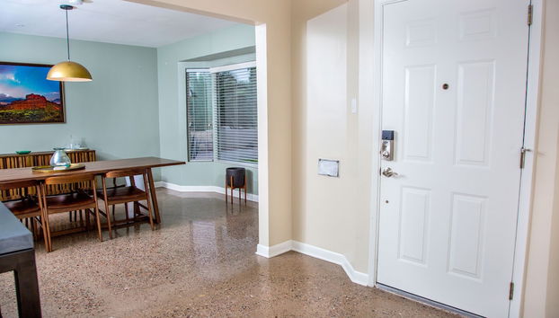 Interior entrance