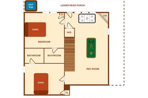 Photo 27 - Mountain Blessings - Four Bedroom Cabin