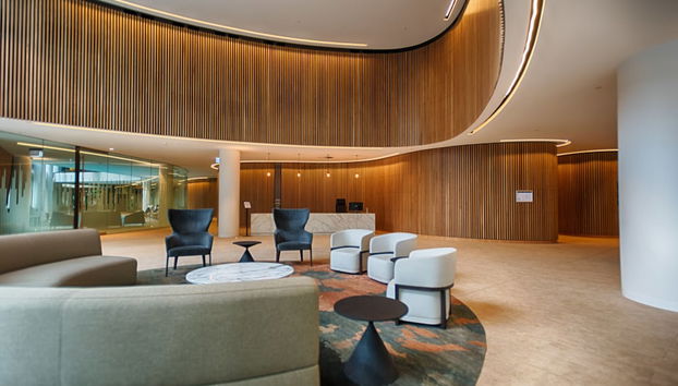Sala de estar do lobby