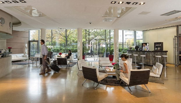 Lobby sitting area