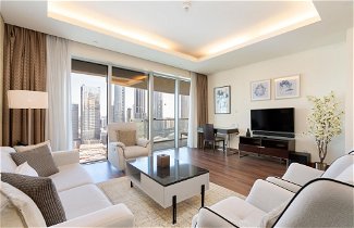 Photo 1 - SuperHost - Glamorous Apt with Terrace Overlooking Skyline I Address Dubai Mall