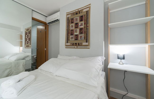 Excelente flat em Setúbal, Boa Viagem 1Q 3 pessoas. Conforto e ótima localização PM802 - Foto 6