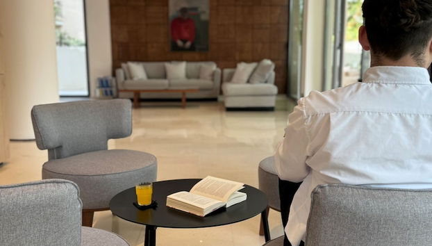 Sala de estar do lobby