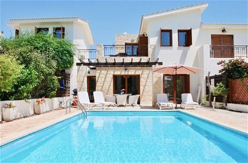 Photo 16 - Beautiful 2 Bedroom Villa Proteus HG29 with private pool and pretty golf course views, Short walk to resort village square on Aphrodite Hills