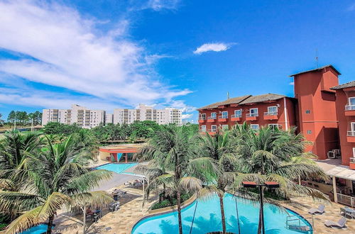 Foto 42 - Frente ao Parque da Lagoa Quente, Apto particular com varanda e vista piscinas, com tela de proteção