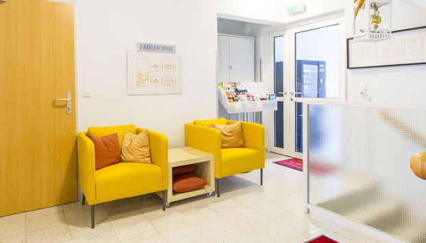 Sala de estar do lobby