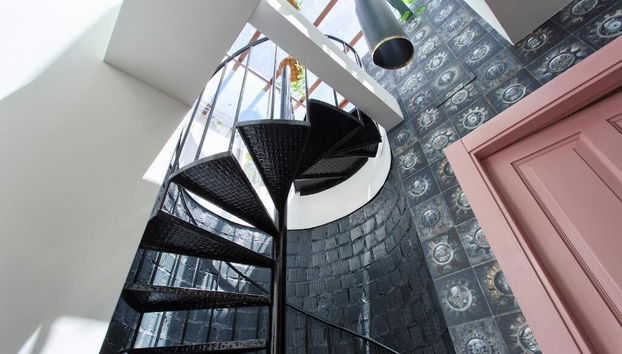 Interior entrance