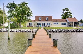Photo 1 - Waterfront Taylors Island Rental w/ Private Dock