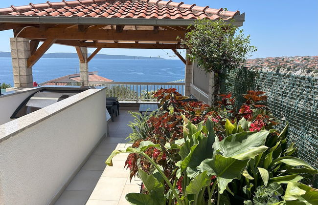 Heated Swimming Pool, Family Apartment With Panoramic sea View a1 - Foto 13