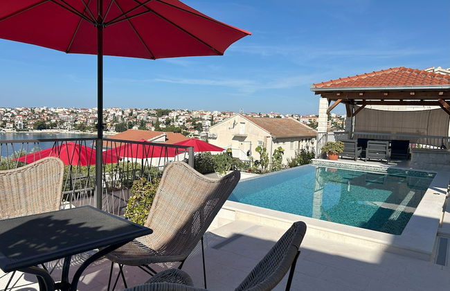 Heated Swimming Pool, Family Apartment With Panoramic sea View a1 - Foto 17