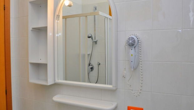 Duche na casa de banho